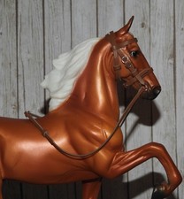 Brown leather handmade bridle