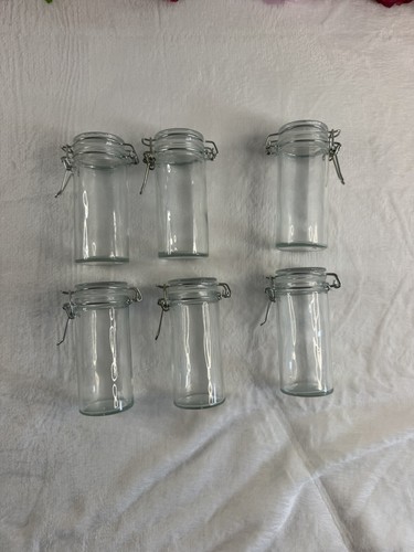 Clear glass clip top - glass,