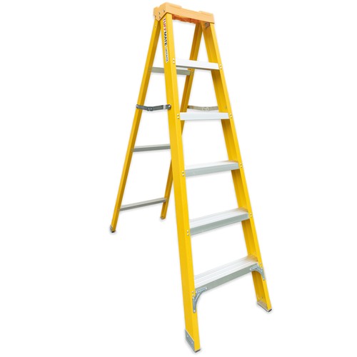 Fibreglass step ladder - step, tread