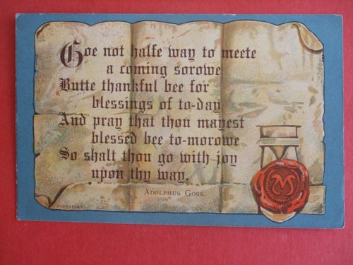 Old mack motto quotation - w, e