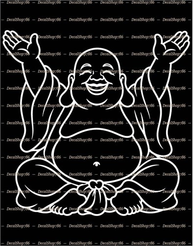 Happy smiling buddha statue - buddha, ii