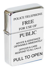 Police Box Sign Flip Top