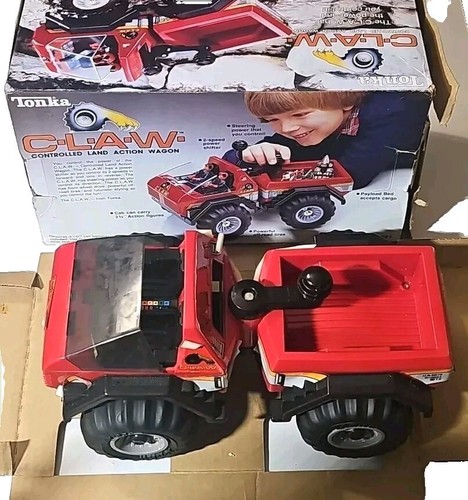 Vintage tonka w box - c.l.a.w., w/