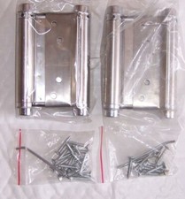 ECLIPSE STAINLESS STEEL DOUBLE ACTION SELF CLOSING SPRING HINGES 102mm