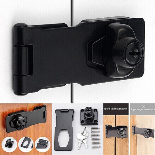 Locking hasp and - hasp, with