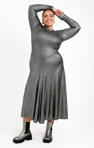 Topshop curve womens silver - curve,