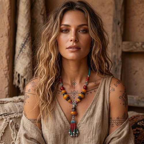 Berber amazigh necklace - berber,
