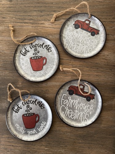 Christmas ornaments metal - ornaments,