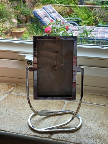 Next chrome desk mantle - desk/mantle, clock