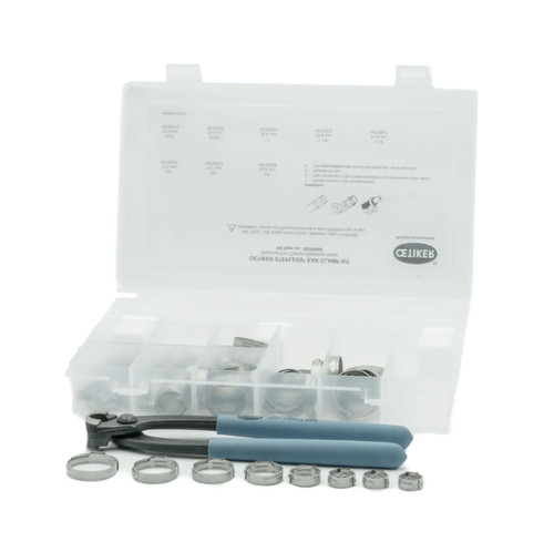 Stepless ear hose clip box - hose,