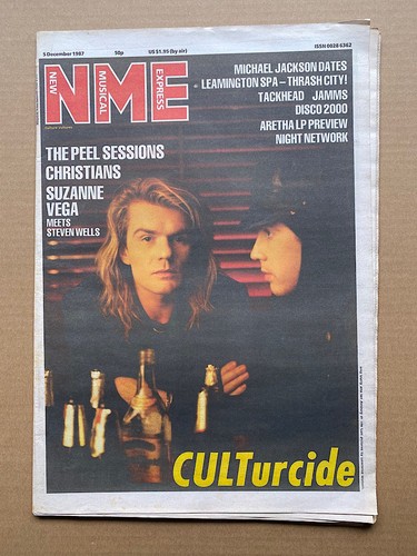 Cult nme magazine dec 1987 - nme,