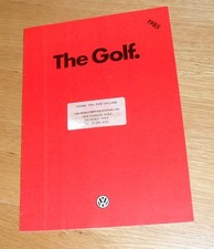 Volkswagen VW Golf Mk2 Brochure 1984-1985 - C CL GL GTI 3 & 5 door