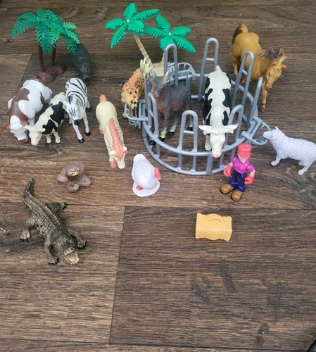 Plastic farm animals farmyard - farm,