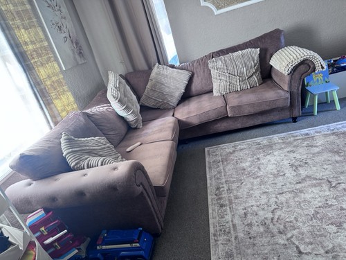 Oakland corner sofa tan brown - oakland,