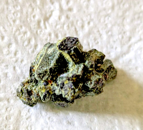 Natural green tourmaline rough - green,