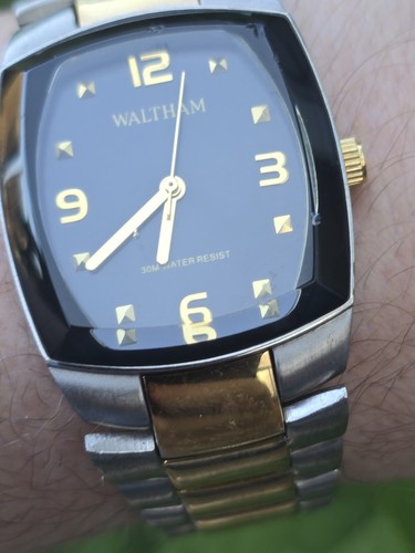 Waltham two tone men watch - waltham,