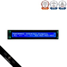 YAMAHA TX802 LCD Display Blue