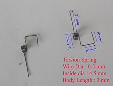 Torsion carbon steel spring - torsion,