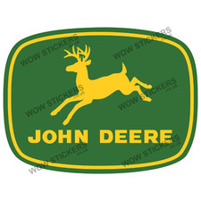 John Deere (A) sticker