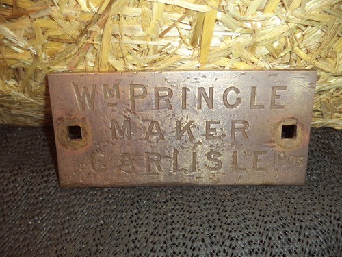Brass makers name - brass,