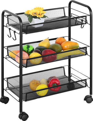 Tier metal kitchen trolley - tier,