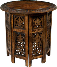 Solid Wood Accent End Table -