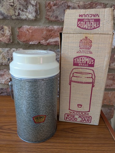 Vintage thermos wide mouth - vintage,