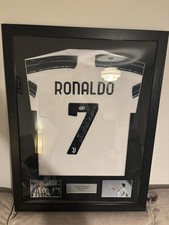 Cristiano Ronaldo Signed & Framed Juventus Football Shirt COA Beckett QR