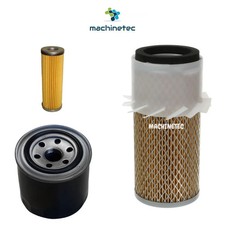 Service Kit fits Kubota B7000 B7001 B7100  Machinetec Oil Fuel Air Filters