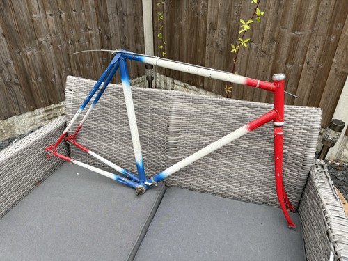 Retro vintage road - bike, frame