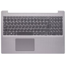 Lenovo IDEAPAD S145-15IWL S145-15IGM Silver Palmrest UK Keyboard With Touchpad