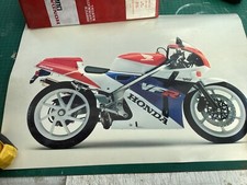 USED HONDA VFR400R / CB250 POSTER MOTORCYCLE ARTICLE .