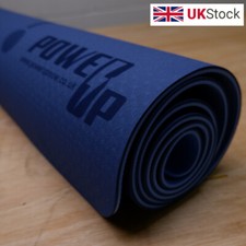 Power Up Papa Yoga Mat - 6mm (Blue)