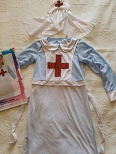 Size S / 4-6 years Smiffys WW1 Nurse Wartime Kids Child's Fancy Dress Costume