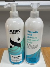RUSK Deepshine Colour Shampoo Smooth 740ml x 2 Bottles Restores Treated Hair