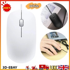 Original WIRED USB OPTICAL MOUSE SCROLL WHEEL FOR PC LAPTOP COMPUTER White UK