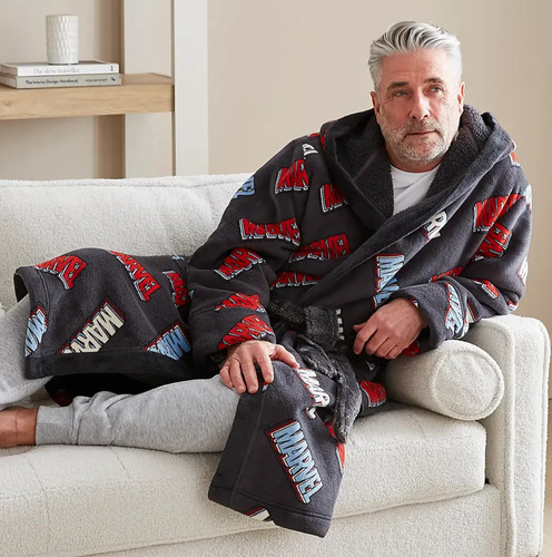 Mens marvel hooded dressing - mens,