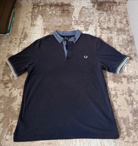 Vintage fred perry navy - fred,