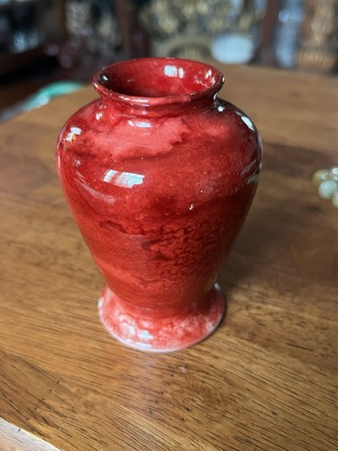 Moorcroft flambe vase - moorcroft,