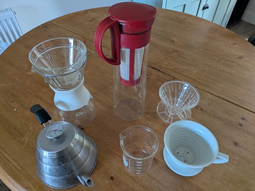 Pour over cold - &, brew