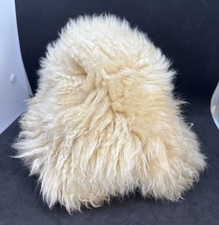 Vintage Made in Italy Sheepskin Winter Hat One Size Unisex