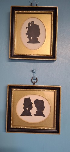 Paper cut silhouette