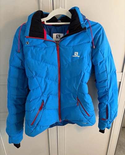 Salomon blue puffer jacket - salomon,