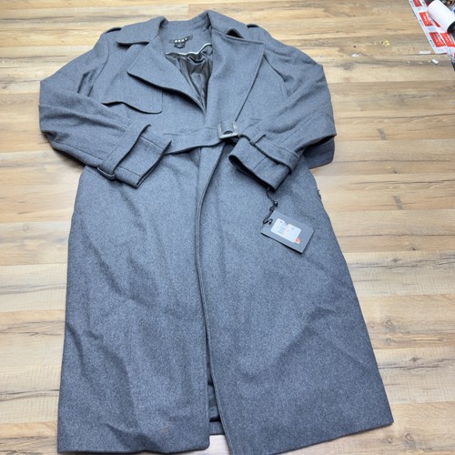 Dkny gray wool blend belted - dkny,