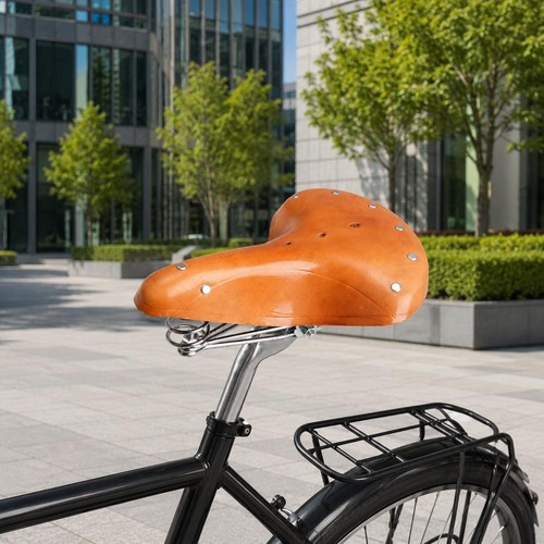 Vintage spring bike saddle - vintage,
