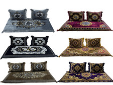 Set of 1 floor sofa cover + 2 pillows  Afghan tohsak (full set with foam&pillow)