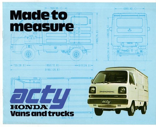 Honda acty 550 van - honda,