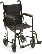 Drive DeVilbiss Folding Transport 19" Wheelchair