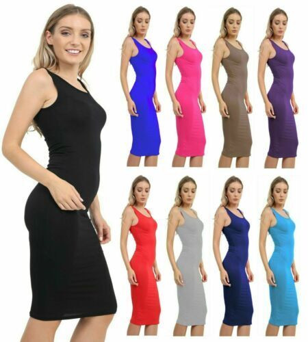 Womens sleeveless vest midi - sleeveless,