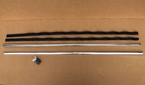 Chrome rocker panel moldings